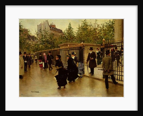 Leaving La Madeleine by Jean Beraud