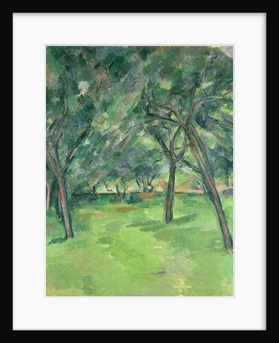A Clearing by Paul Cezanne