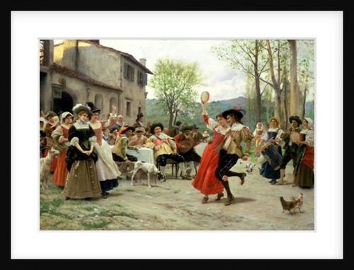 Silks and Satins at the Wedding Dance by Federigo Andreotti