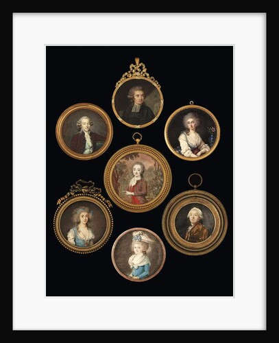 Group of miniatures by various artists by School French