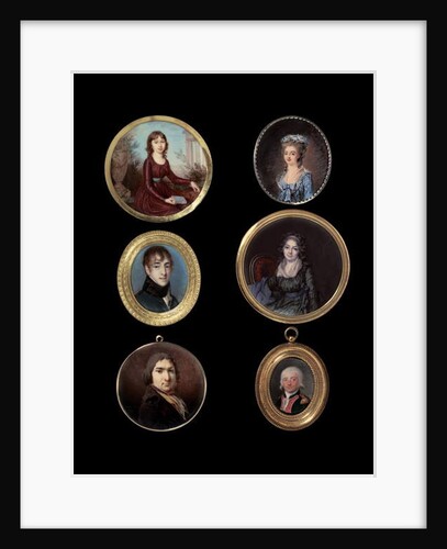 Six miniatures by various artists by European School