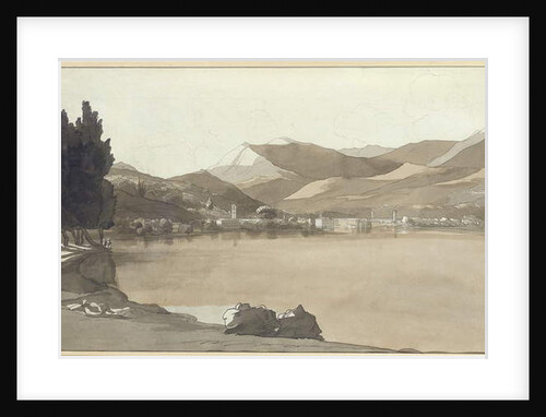 Town of Lugano, Switzerland, 1781 by Francis Towne