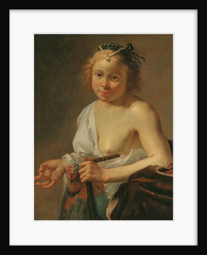 A courtesan with a lute by Jan Gerritsz. van Bronckhorst