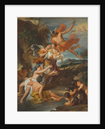 Mercury entrusting the infant Bacchus to the Nymphs of Nysa by Nicolas (attr. to) Bertin