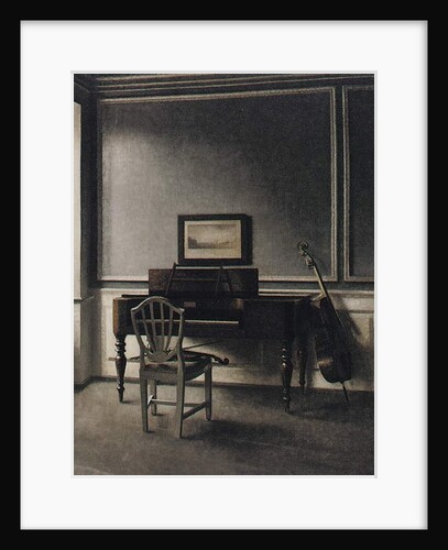 The Old Piano. Strandgade 30, 1907 by Vilhelm Hammershoi