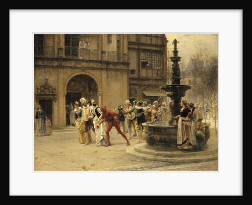 The Carnival Procession by Adrien Moreau