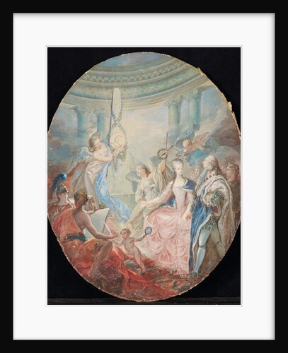 The Coronation of Louis XVI accompanied by Marie-Antoinette, after 1774 by French School