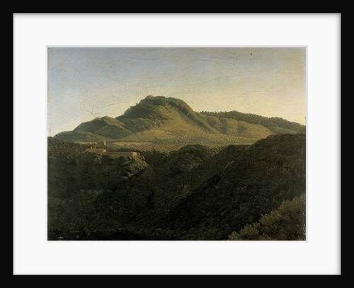 A View of the Roman Campagna, with Lake Nemi by Jean Joseph Xavier Bidauld