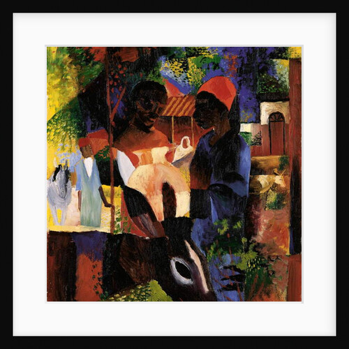 Market in Tunis, 1914 by August Macke