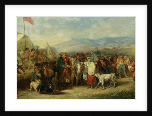 A sketch for 'A Scotch Fair', 1842 by John Phillip