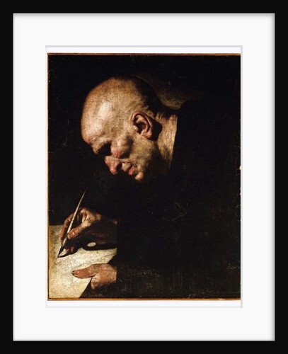 A Monk Scribe by Master of the Annunciation to the Shepherds