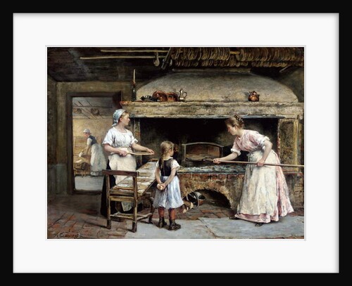 Inside a Bakery, 1885 by Gustaf Olaf Cederstrom