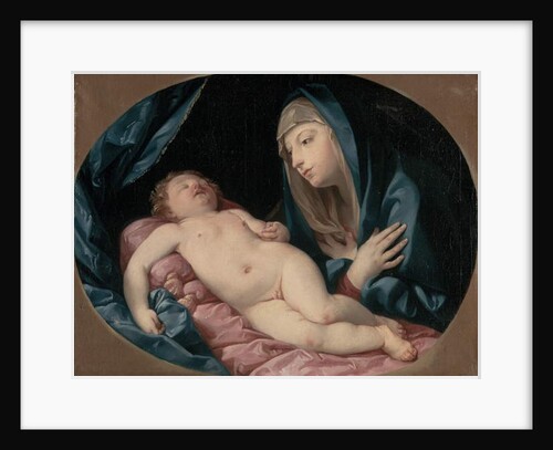 The Madonna adoring the sleeping Child by Guido Reni