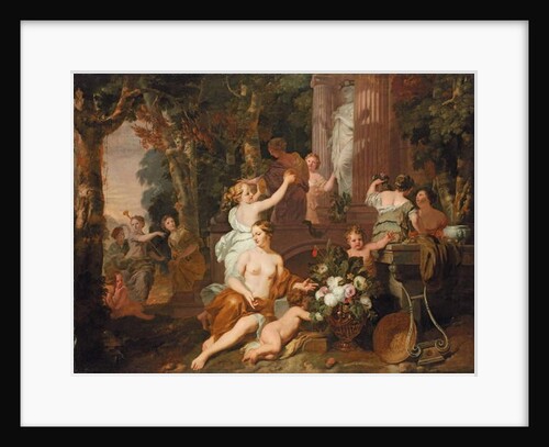 Nymphs and Bacchantes paying homage at the temple of Flora by Gerard de Lairesse