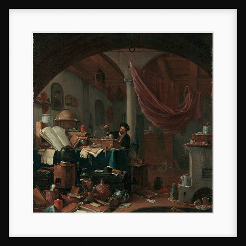 An Alchemist in his Study by Thomas Wyck