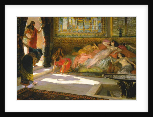 New Arrival at the Harem, Thebes, 18th Dynasty, c.1890 by Georges Marie Rochegrosse