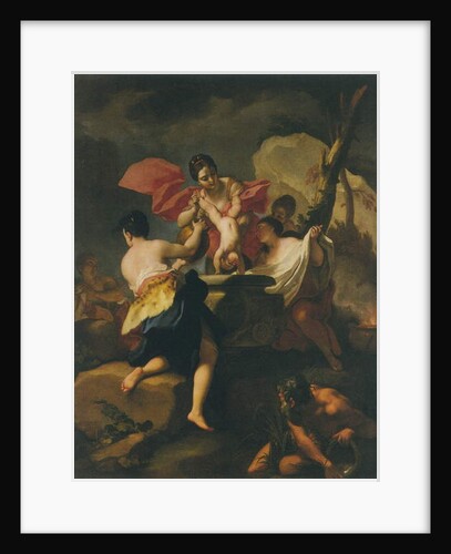 Thetis dipping the Infant Achilles into Water from the Styx by Antonio Balestra