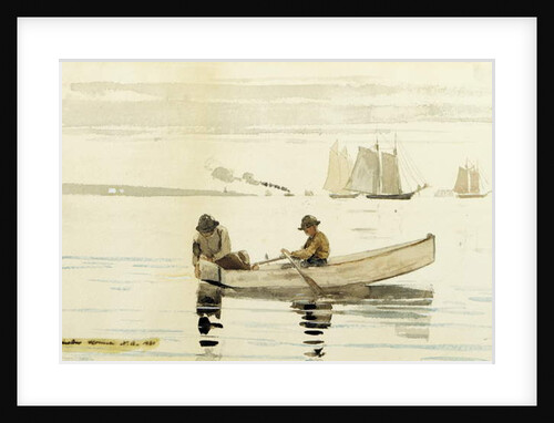 Boys Fishing, Gloucester Harbor, 1880 by Winslow Homer