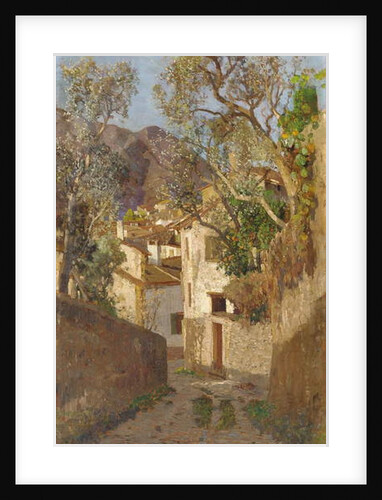 A shaded village road, 1902 by Tina Blau-Lang