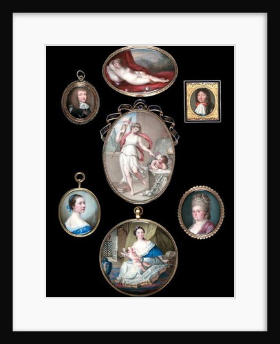 Group of miniatures by School European