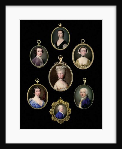 Group of miniatures by European School