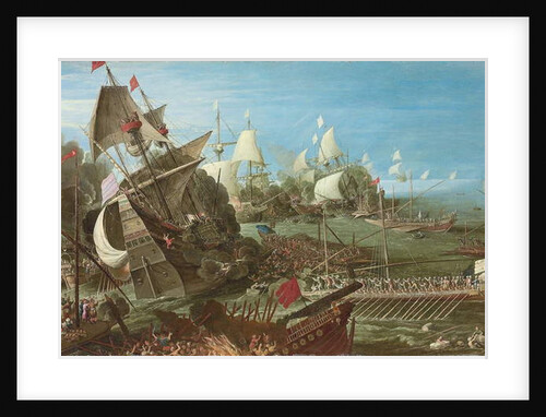 The Battle of Lepanto, 1622 by Andries van Eertvelt