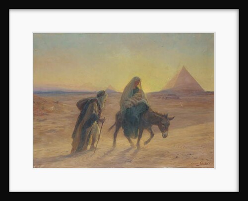 The Flight into Egypt by Eugene Alexis Girardet