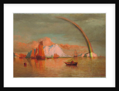 Arctic Sunset with Rainbow, 1877 by William Bradford