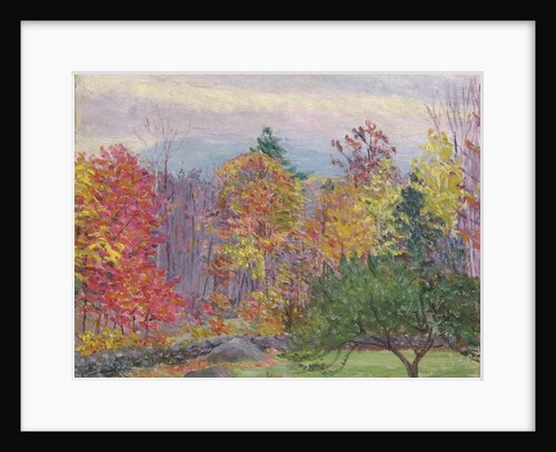 Landscape at Hancock, New Hampshire, October 1923 by Lilla Cabot Perry