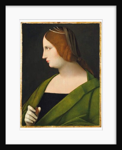 Portrait of a lady by Vincenzo di Biagio Catena