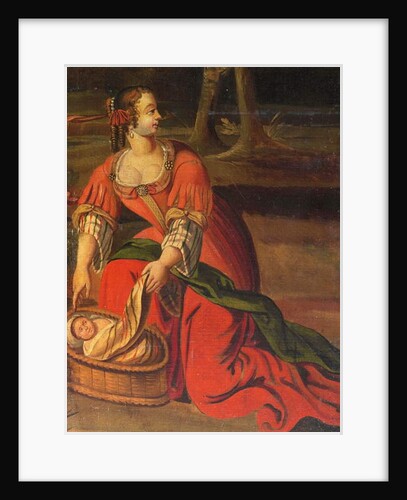 Four-fold double-sided screen, c.1700 by Anglo-Flemish School