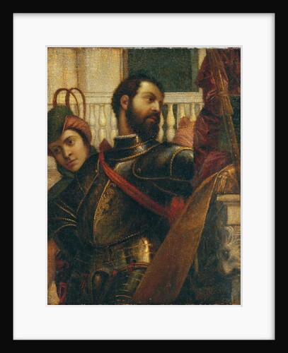 A knight and his page: a fragment by (1528-88) (attr. to) Veronese