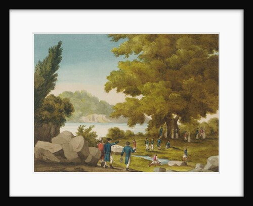 The Fountain of the Bashaw, Santa Maura, Greece by Captain George Francis Lyon