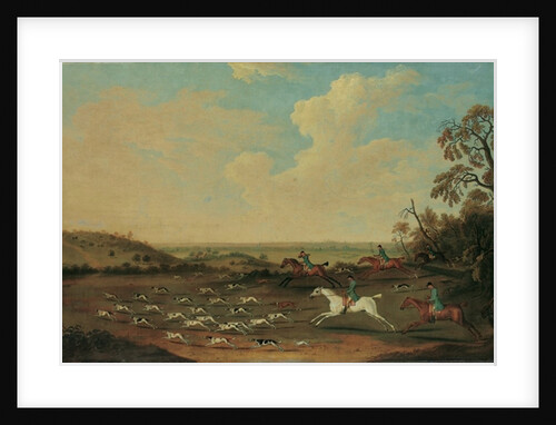 A Hunt in Full Cry at Quorley, Hampshire, c.1770 by James Seymour