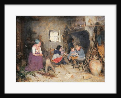 The Broken Doll, 1885 by Leon Delachaux