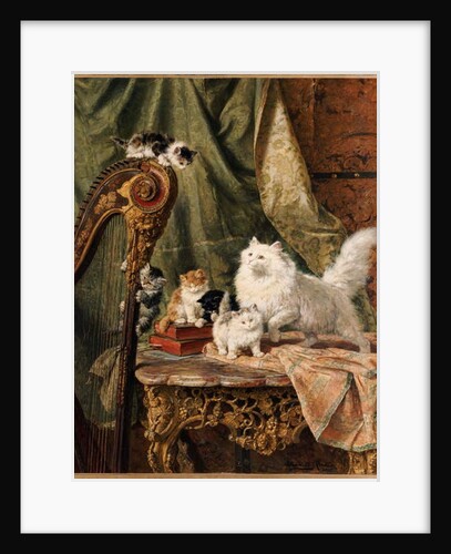 A Musical Interlude, 1897 by Henriette Ronner-Knip