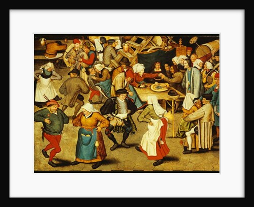 The Indoor Wedding Dance by Pieter the Younger Brueghel