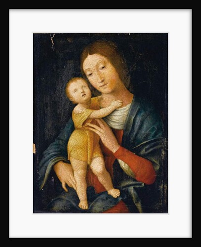 Madonna and child by Andrea (follower of) Mantegna