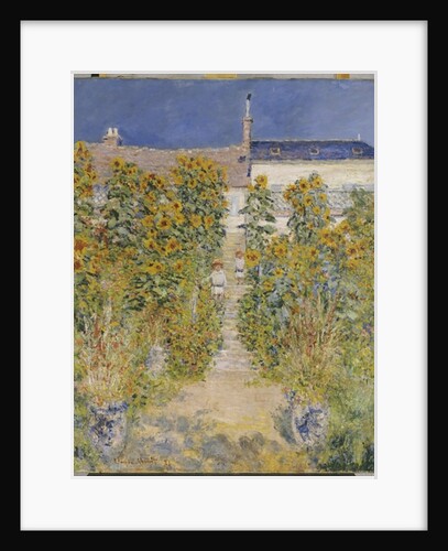 The Artist's Garden at Vetheuil, 1880 by Claude Monet