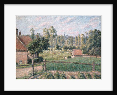 Prairie at Eragny, 1889 by Camille Pissarro