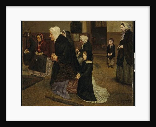 The Angelus, 1859 by Alphonse Legros