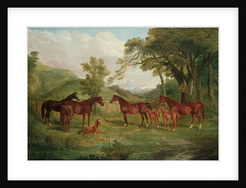 The Streatlam Stud, Mares and Foals, 1836 by John Frederick Herring Snr