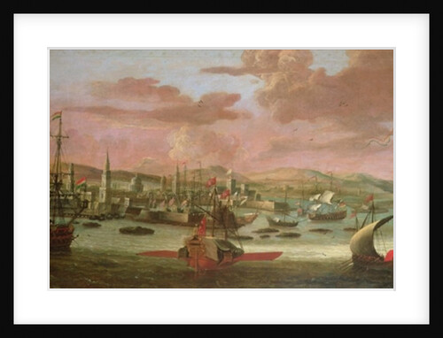 Dutch Men-o'-War and Turkish Galleys off Constantinople by Jacob Knyff
