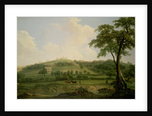 View of Oakage Hall, Colwich by Nicholas Thomas Dall