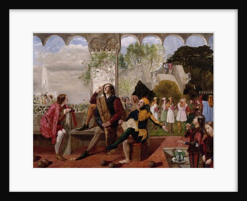 Twelfth Night, Act II, Scene IV by Walter Howell Deverell