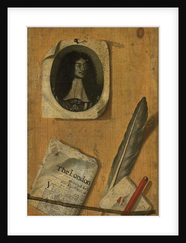 A trompe-l'oeil letter rack by Edwaert Colyer or Collier