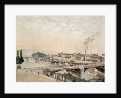 Boieldieu and Corneille bridges, 1898 by Camille Pissarro