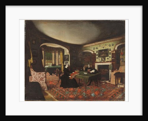 The Reverend Charles Crawley asleep while writing his sermon by Nathan Hughes