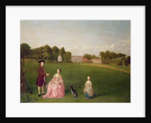 The Cropp Family of Shudy Camps Park, Cambridge, 1759 by Arthur Devis