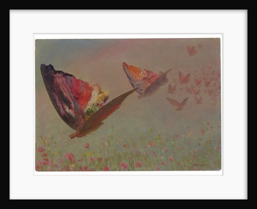 Butterflies with Riders by Albert Bierstadt
